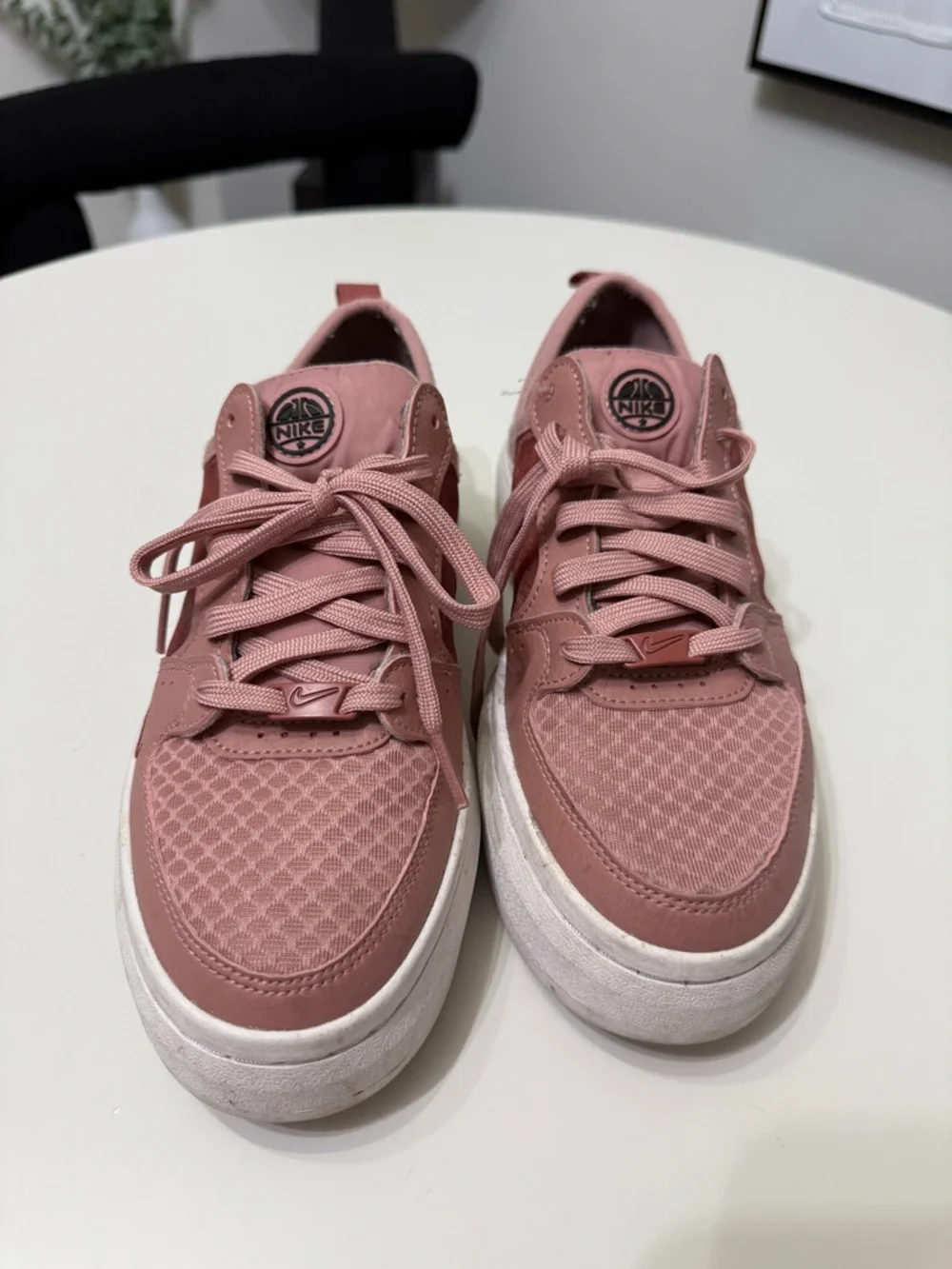 Nike‎ Court Vision Alta Women's Pink Platform Sneakers